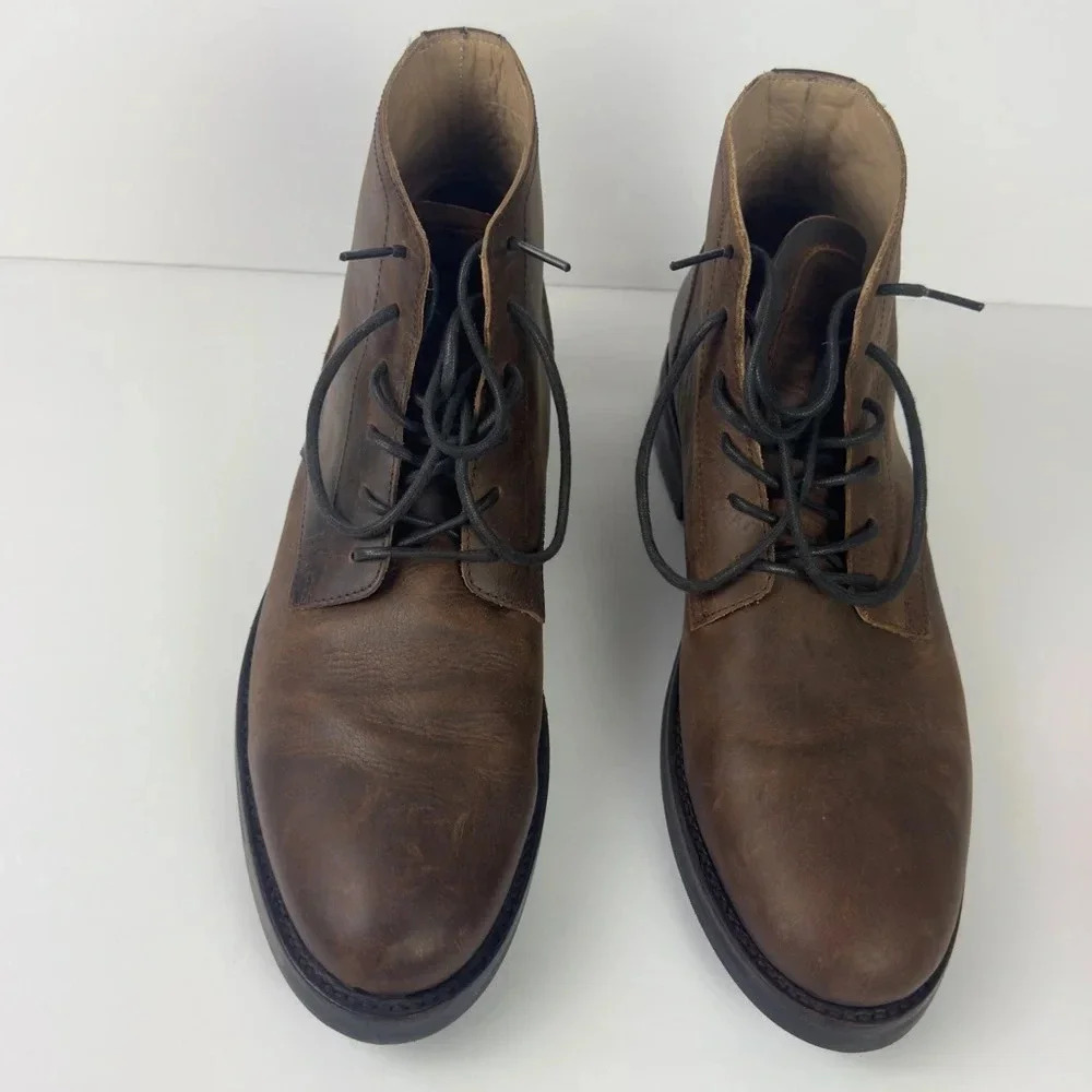 Rhodes Footwear Brown Huckleberry Logan Boot - Size 12 Nice EUC Mens